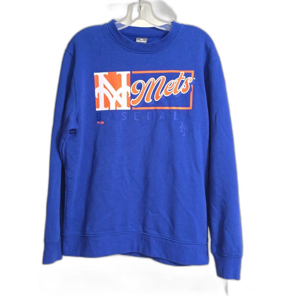 NY Mets - Mens Sweatshirt - Fanatics - Size Medium